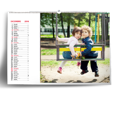 Personalized photo calendar 44x30