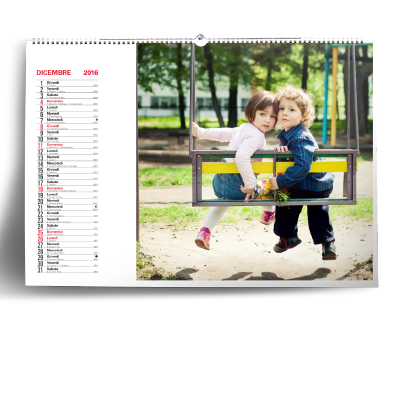 Personalized photo calendar 44x30