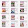 Tischkalender | PINK | 21x15 cm – Bild 2
