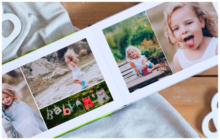 Fotolibro Comunione e newborn - Happy Color