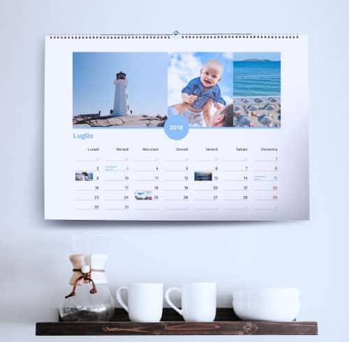 Calendari fotografici personalizzati offerta