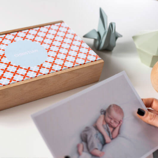 Memory Box | Wood Photo Box