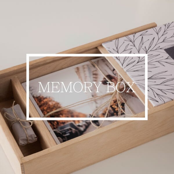 Memory Box, Scatola in legno porta foto personalizzata