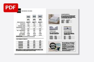 Listino prezzi Serie EDITOR