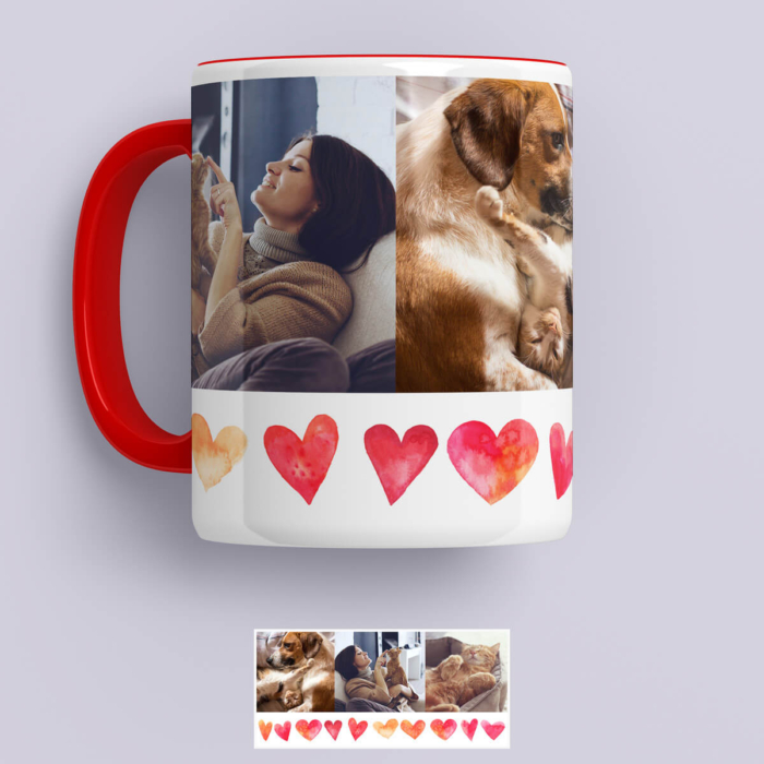 Tazza personalizzata con foto e testi