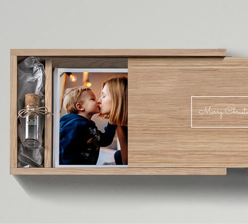 Memory Box | Scatola in legno portafoto
