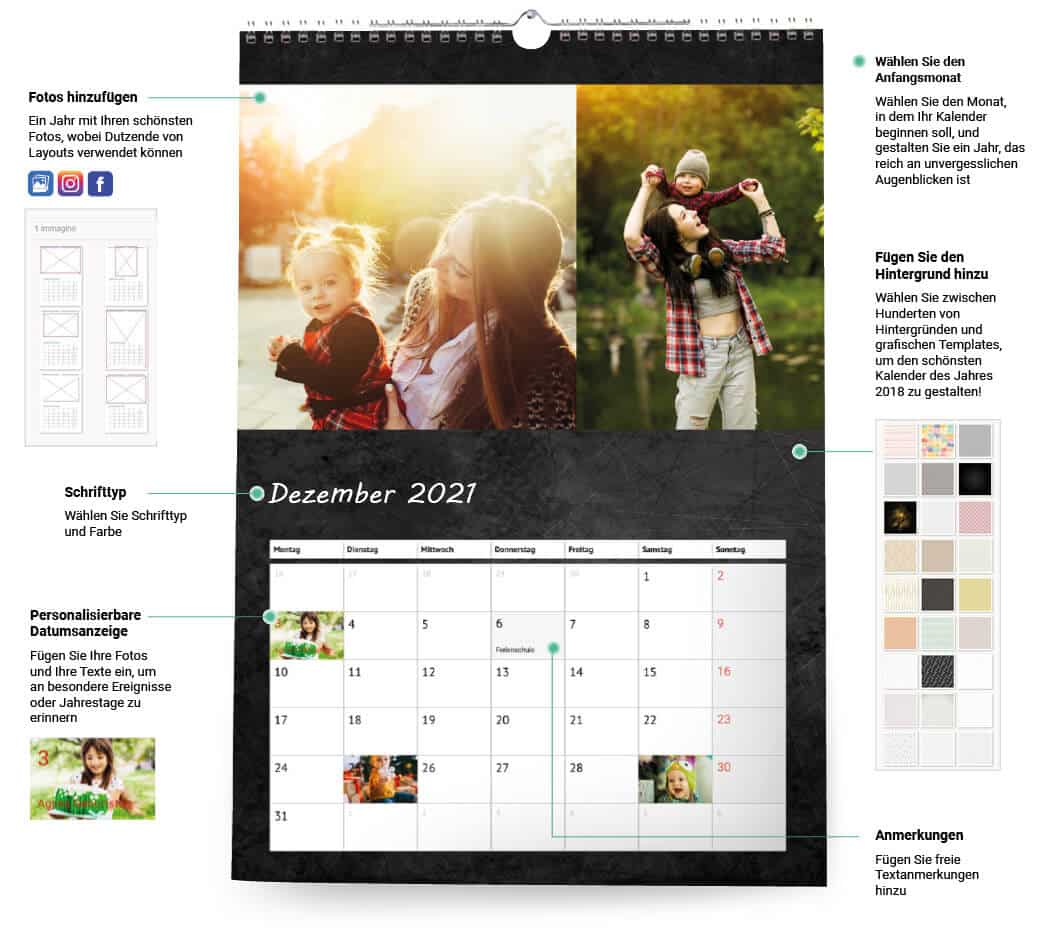 Fotokalender selbst gestalten Fotokalender 2020 selbst gestalten | Angebot