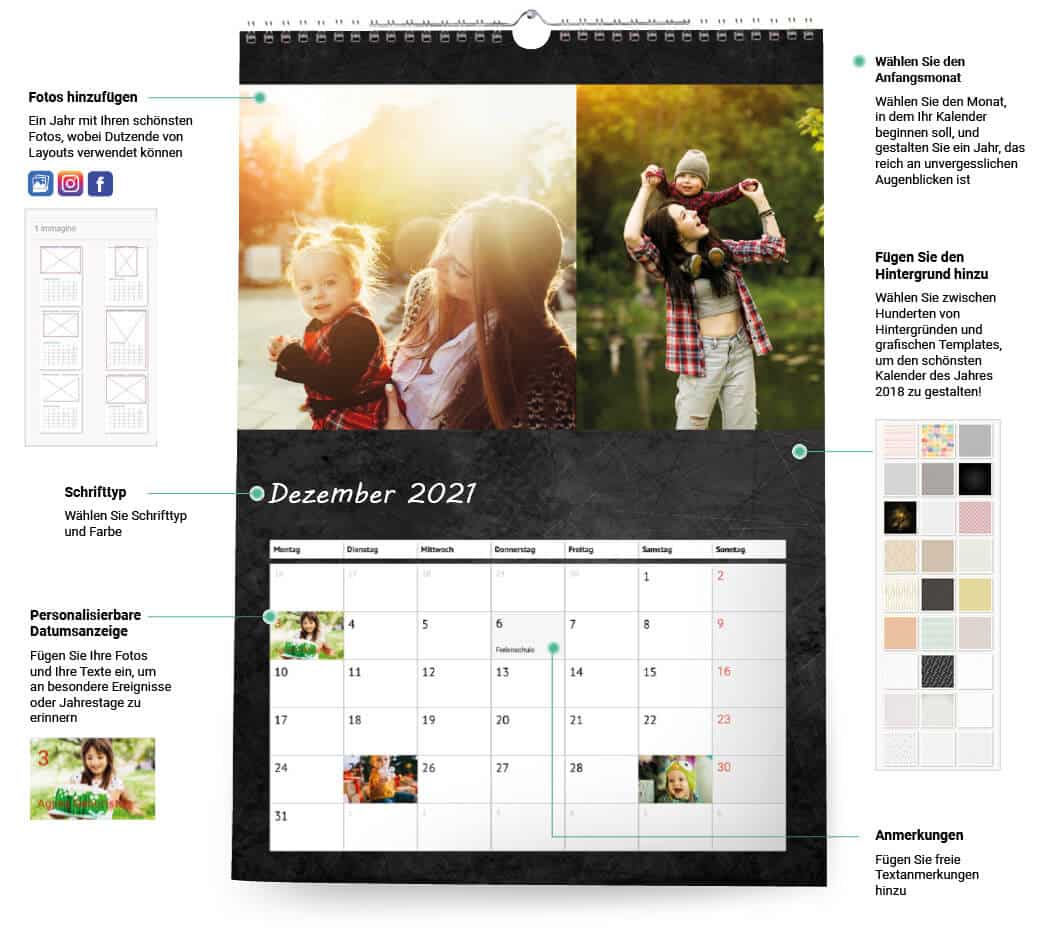 Fotokalender 2020 selbst gestalten | Angebot