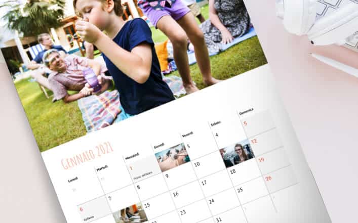 Calendari personalizzati con foto