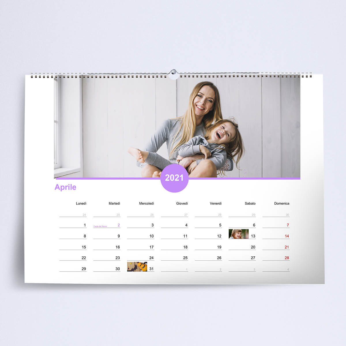 Calendario personalizzato | Festa della mamma
