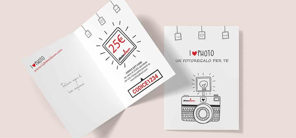 Gift Card | Carta regalo ilFotoalbum