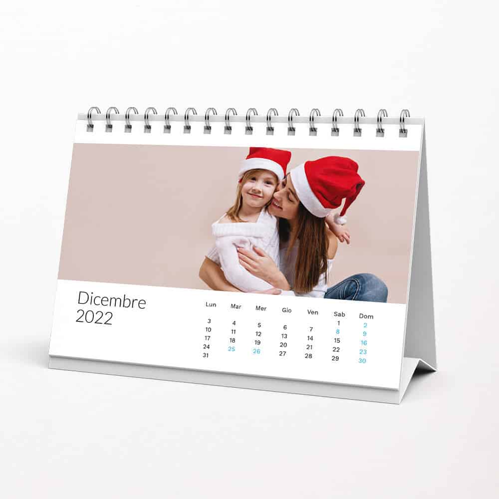 Calendari da tavolo personalizzati | idee regalo Natale | ilFotoalbum