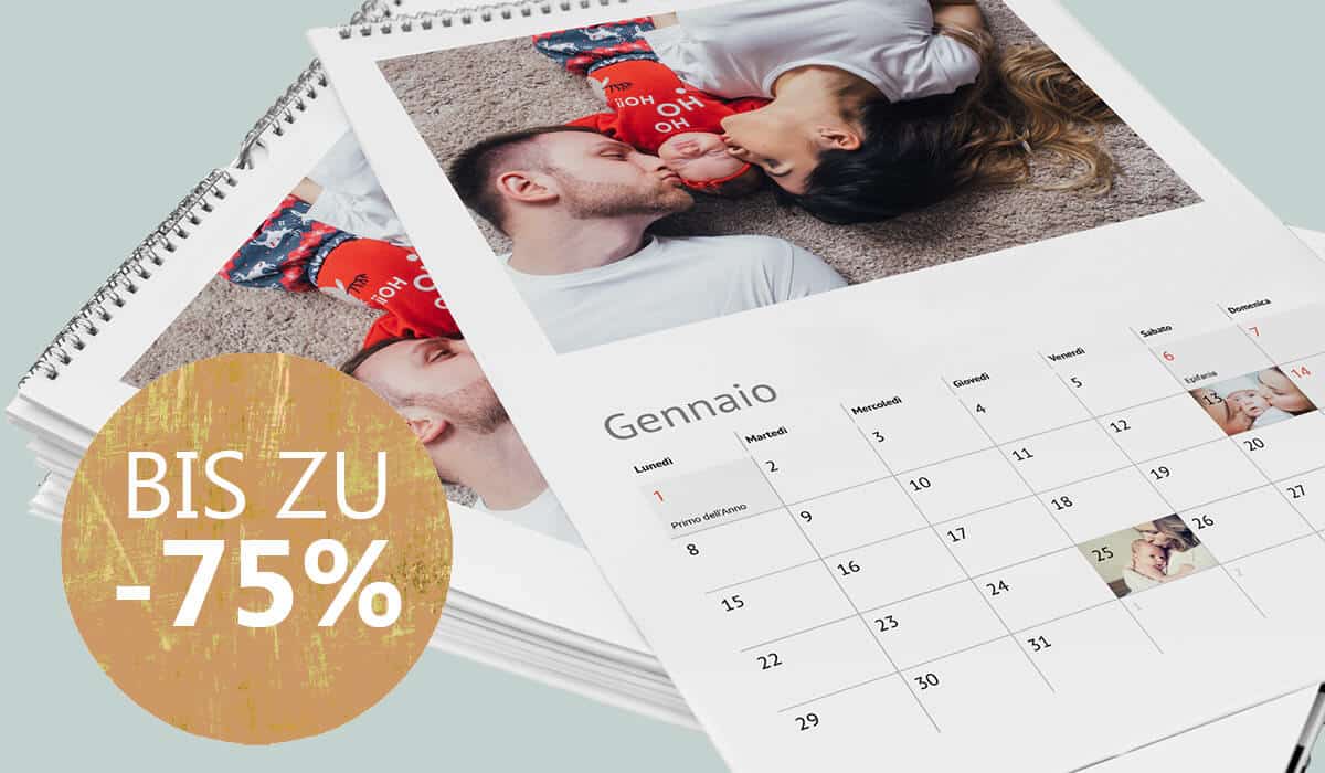 sconti natale 2021 1200x700_10 Calendari personalizzati Stampa online