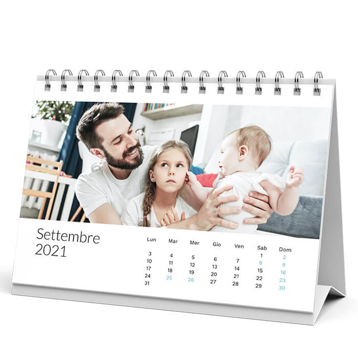 Calendario da tavolo personalizzato Calendario da tavolo personalizzato