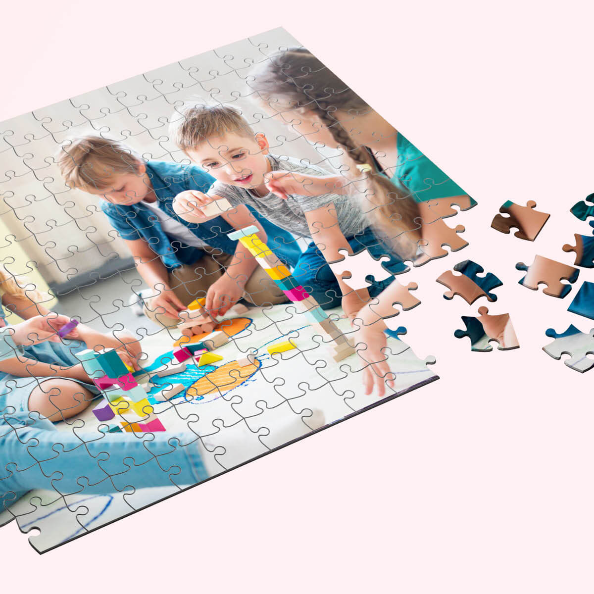 Fotopuzzle regalo maestra e compagni di classe