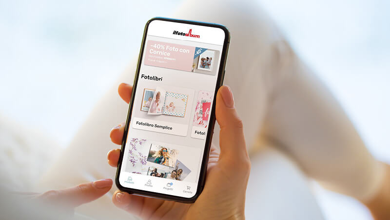App ilFotoalbum | Per creare Fotolibri, Stampare foto, Stampe su tela e Calendari personalizzati