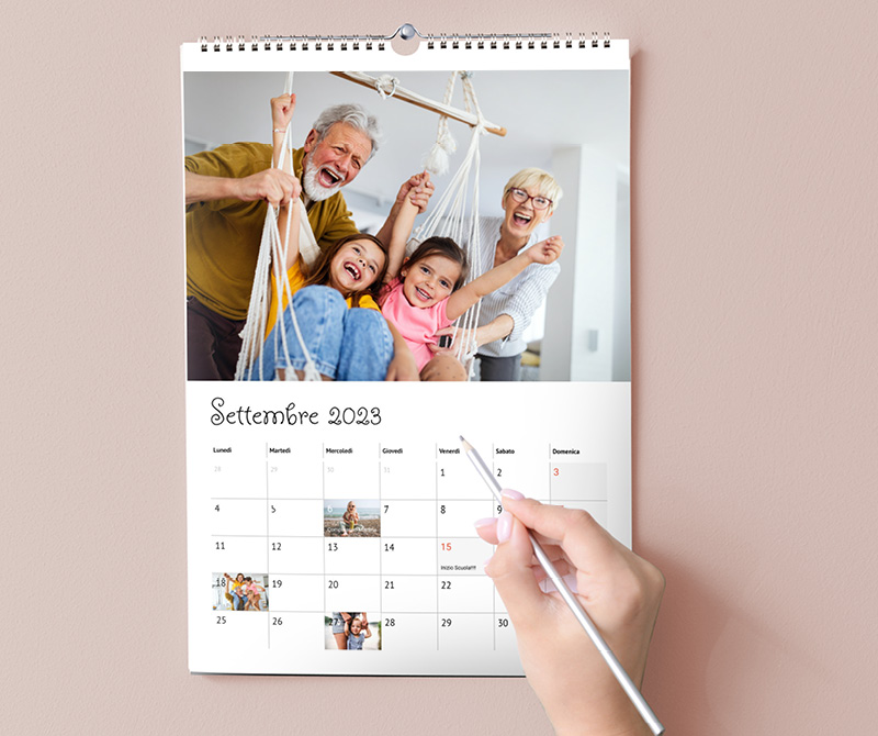 Calendario Nonni | Calendario personalizzato fotografico per i Nonni