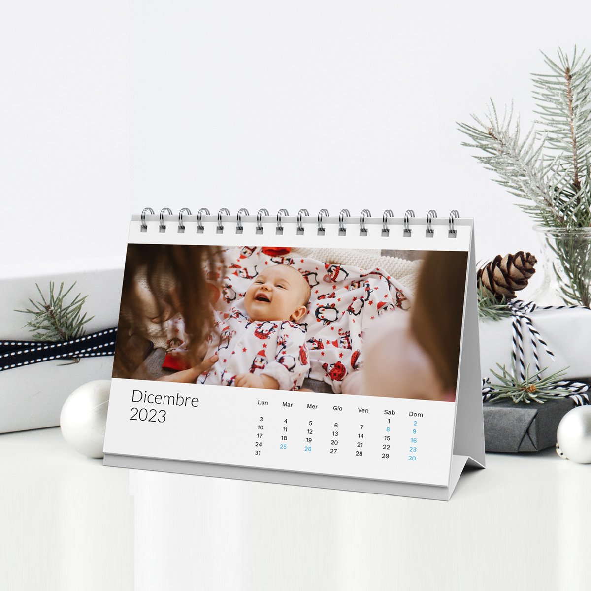 Calendari da tavolo personalizzati | idee regalo Natale | ilFotoalbum