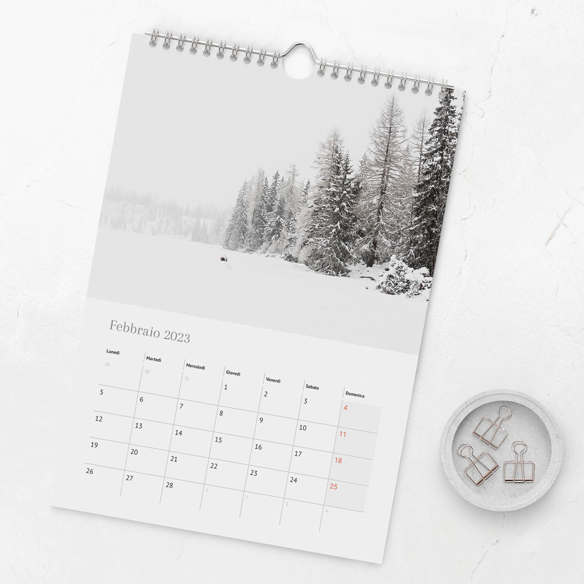 Calendario Verticale
