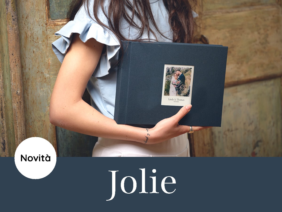 Album fotografici matrimoniali con copertina in tessuto | Serie Jolie