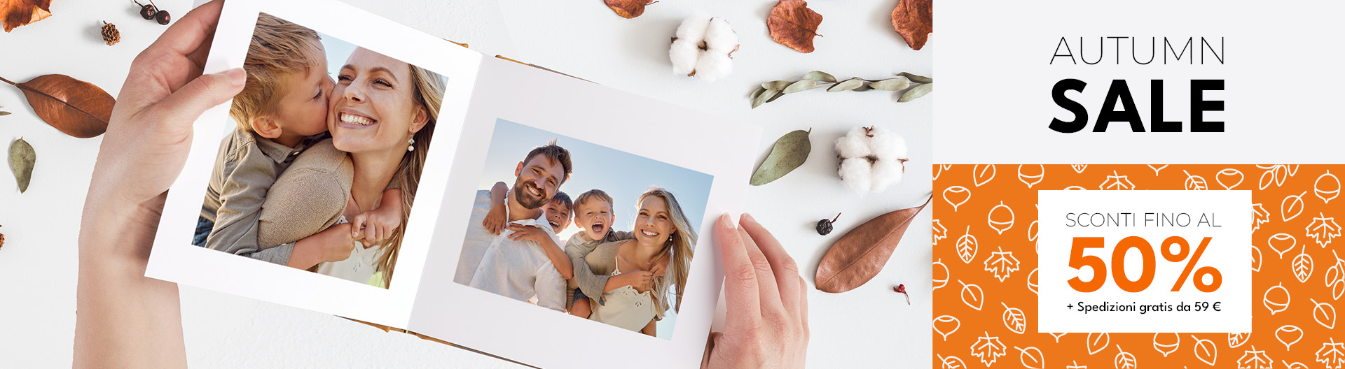 Stampa Foto e Fotolibri con gli sconti di Autunno