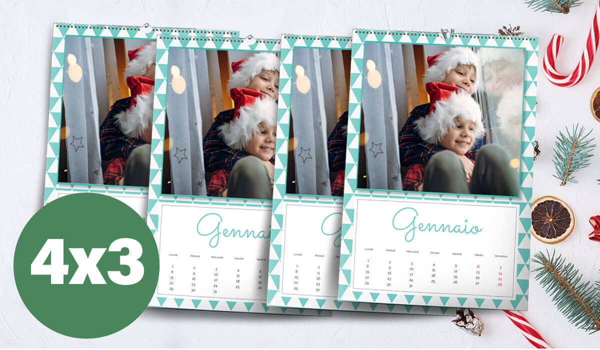 4 für 3 Angebot auf Fotokalender