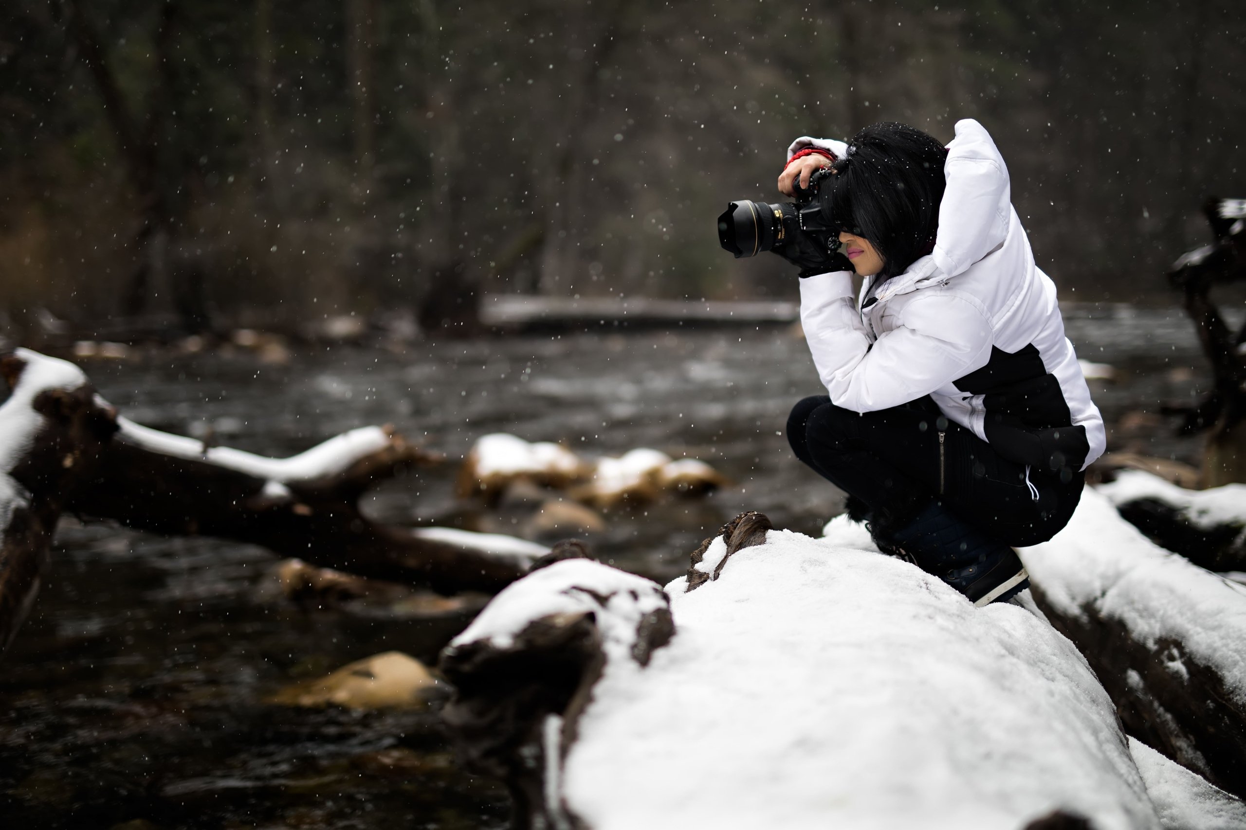 fotografare la neve