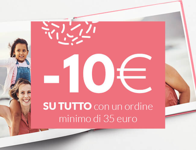Offerta -10€ sul sito IlFotoAlbum