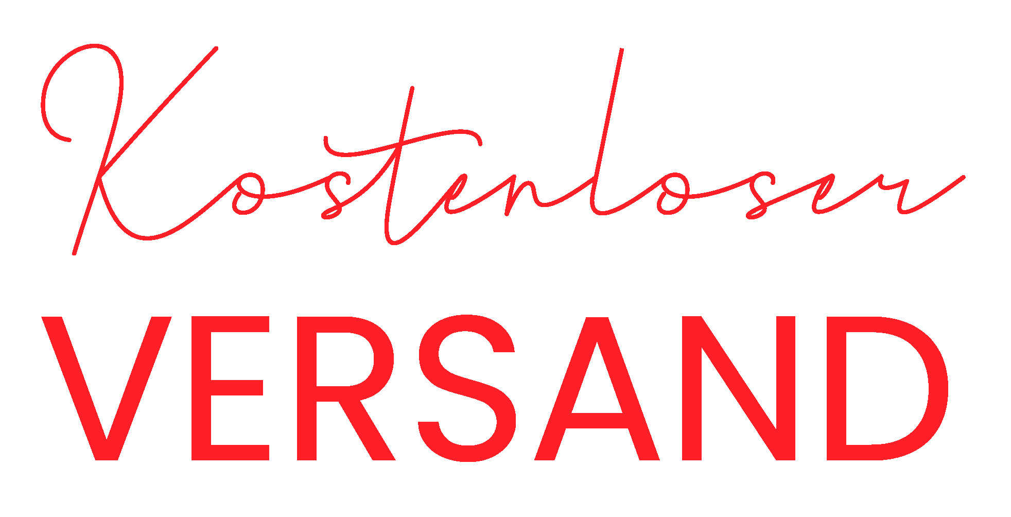 Kostenloser Versand Kostenloser Versand