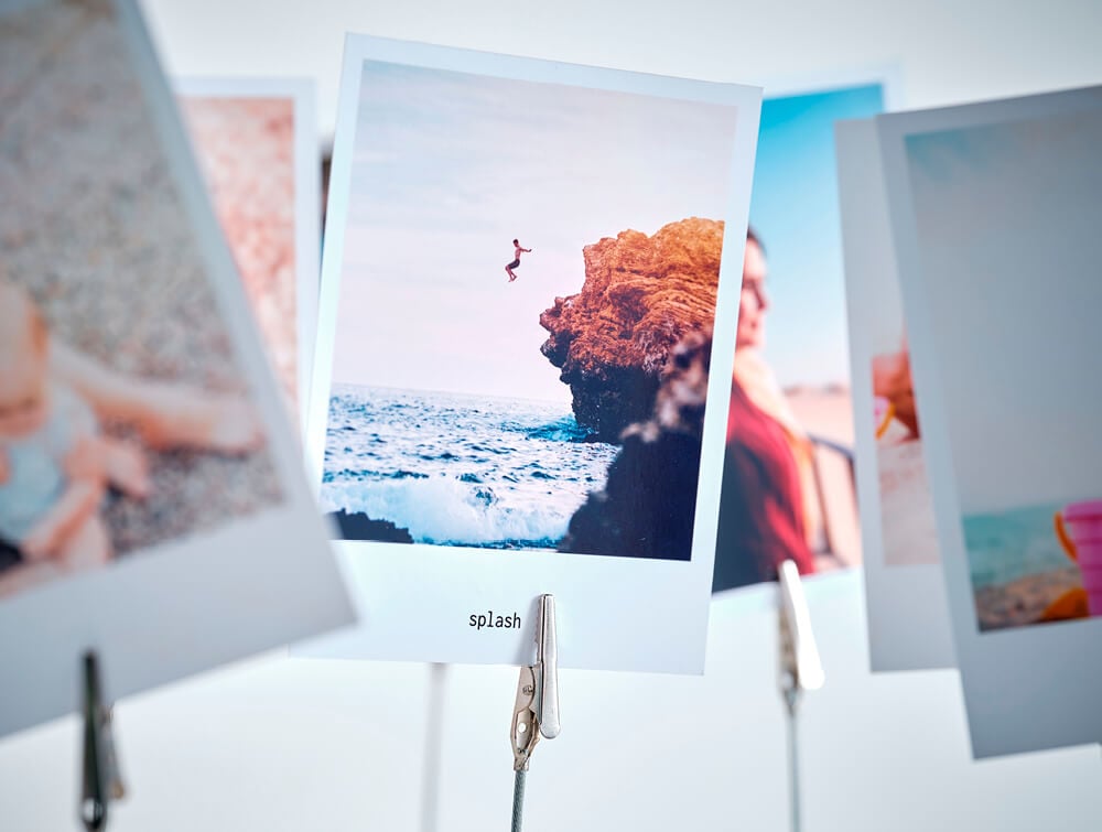 Stampa foto formato polaroid