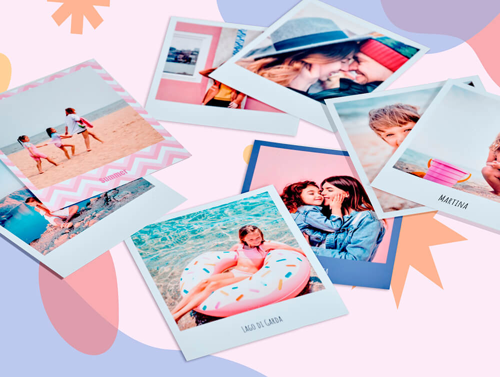 Stampa foto formato polaroid