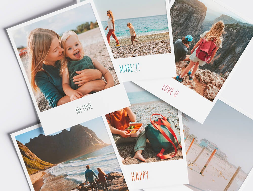 Stampa foto formato polaroid